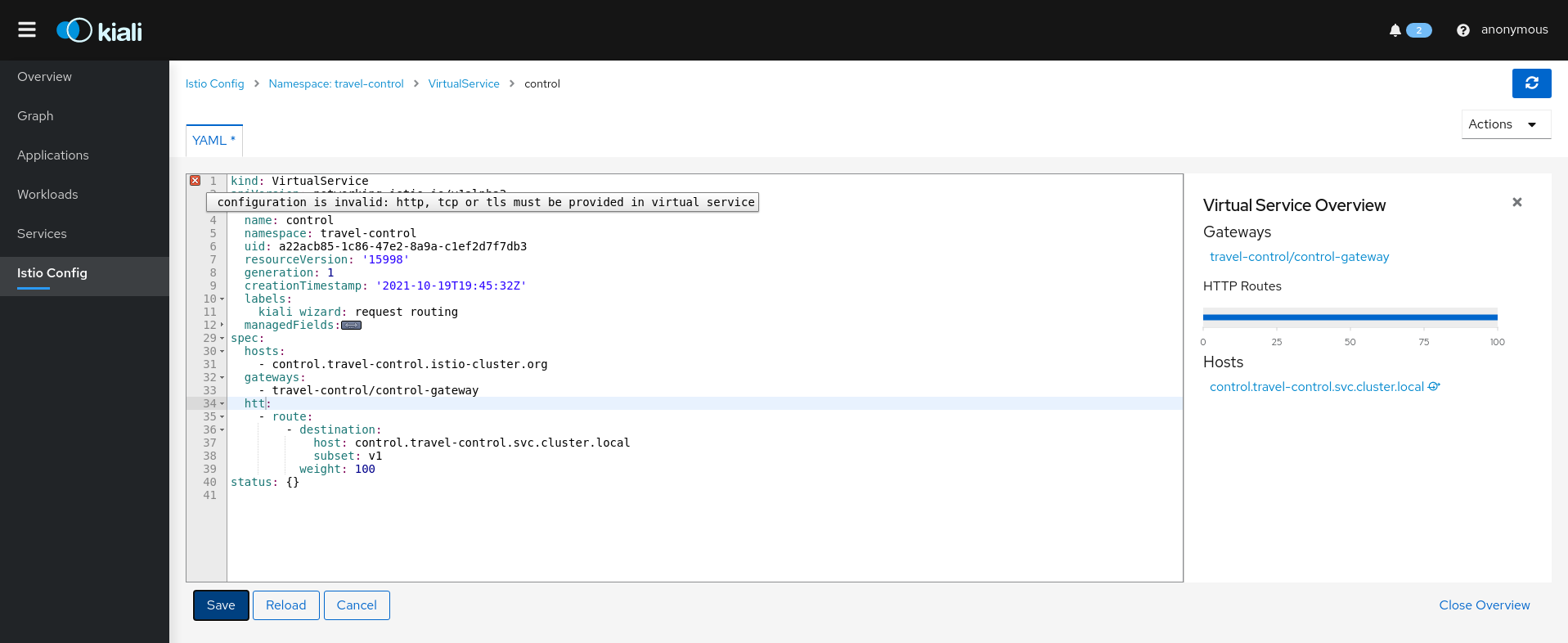 Istio Config Validation